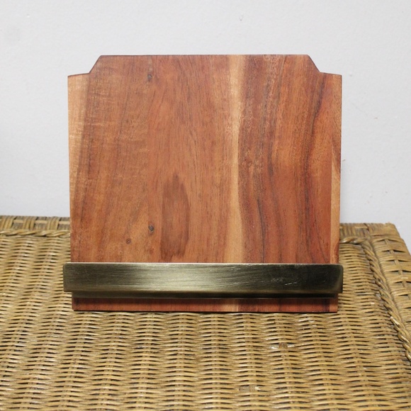 Hearth & Hand Cookbook | iPad Stand with Metal Ledge.  Open Box - Picture 2 of 8